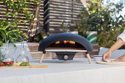 Turtle pizza-oven op gas