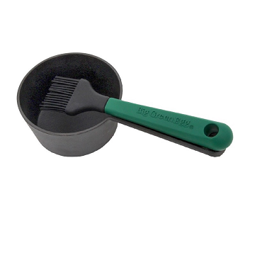 Cast Iron sauce pot met borstel