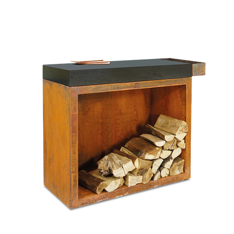 OFYR Butcher Block Storage 90 Corten | Donker Grijs Keramiek