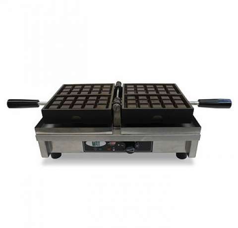 Wafelijzer gietijzer | Brusselse en Luikse Wafels 3x5 | Volledig openvouwend