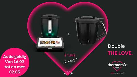 Promo | Thermomix TM7 + 2e beker | GRATIS WORKSHOP