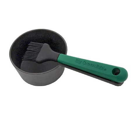 Cast Iron sauce pot met borstel