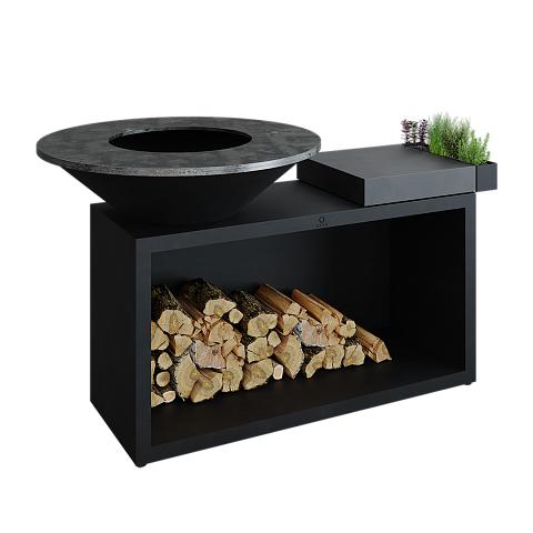Ofyr island black 100 ceramic dark grey