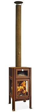 Quercus, buitenhaard met pizza-oven