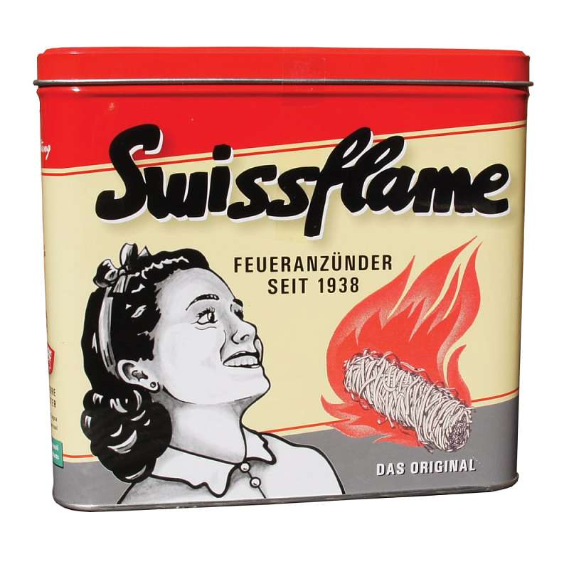 Aanmaakwokkels Swissflame in blik | Nostalgie