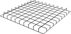 Stainless Steel Grid Insert voor Expansion Frame