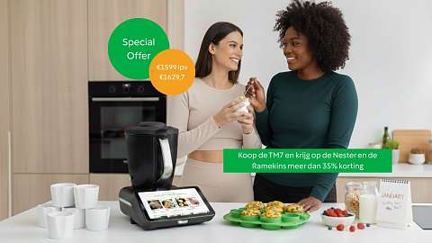Promo 2 december | Thermomix TM7 + Nester & 6 Ramekins | GRATIS WORKSHOP